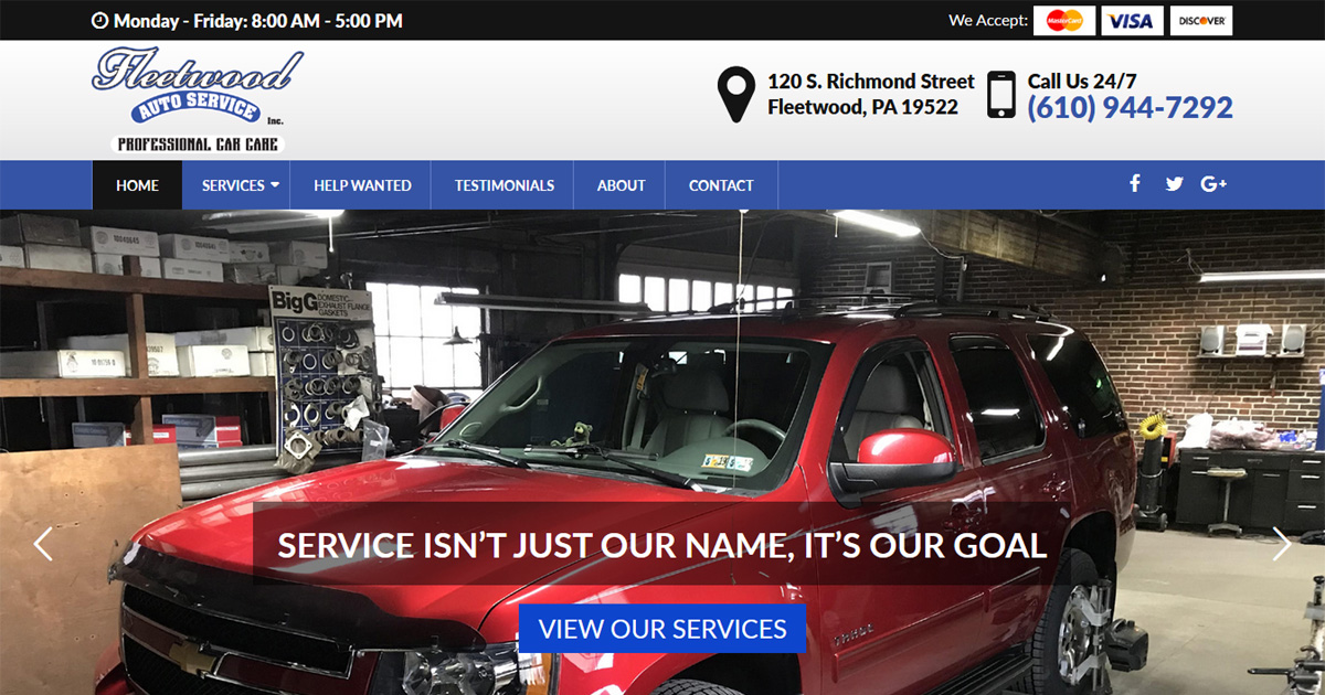 Hunter Alignment Fleetwood Auto Service